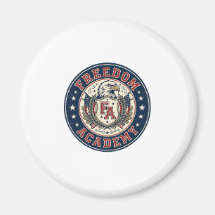 Freedom Academy Patriotic Patriotic University Aca Magnet