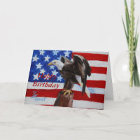 Freedom aceo Birthday Card
