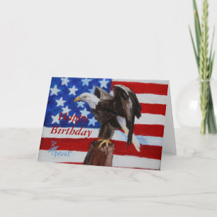 Freedom aceo Birthday Card