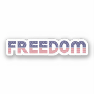 Freedom American Flag for Patriotic & Liberty Gift