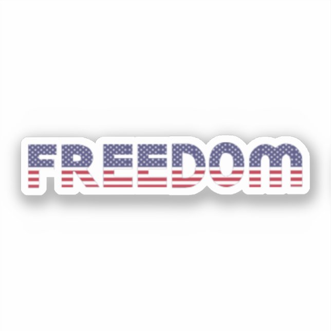 Freedom American Flag for Patriotic & Liberty Gift (Front)