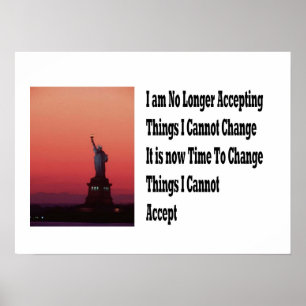 Freedom and liberty poster