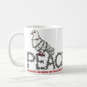 Freedom and peace coffee mug