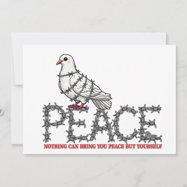 Freedom and peace invitation (Front)