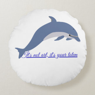 Freedom as a principle round cushion