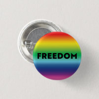 Freedom black typography rainbow gradient pattern 