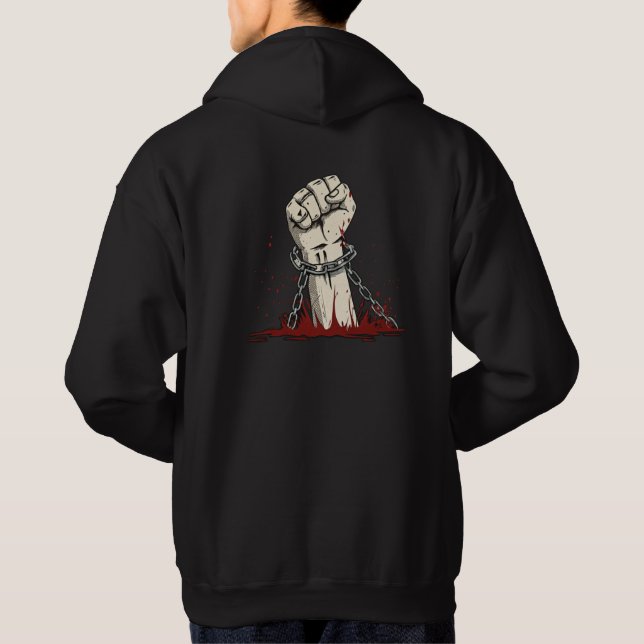 Freedom & Bold Protest Apparel Hoodie (Back)