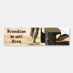 Freedom Boots Bumper Sticker
