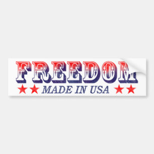 Freedom Bumper Sticker