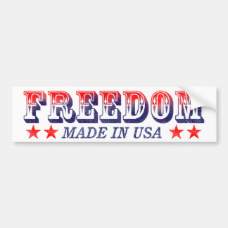 Freedom Bumper Sticker