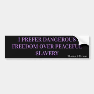 Freedom Bumper Sticker