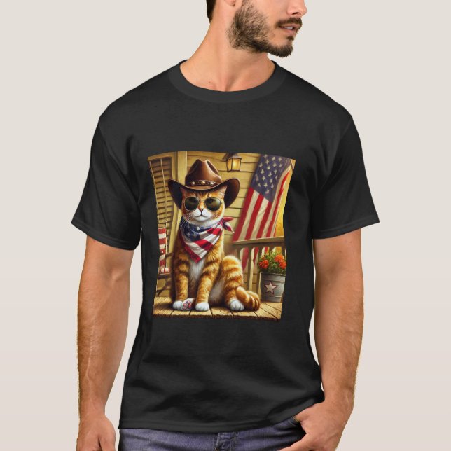 Freedom Cat T-Shirt (Front)
