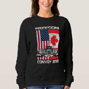 Freedom Convoy 2022 Canadian Truckers Support Sweatshirt