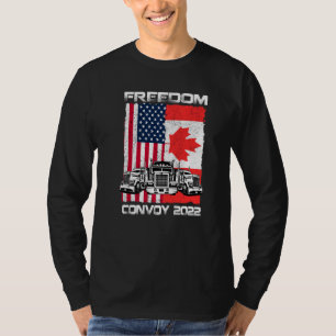 Freedom Convoy 2022 Canadian Truckers Support T-Shirt