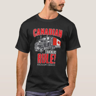 Freedom Convoy 2022 For Canadian Truckers T-Shirt