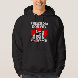 Freedom Convoy 2022 In Support of Truckers Mandate Hoodie