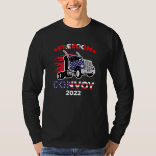 Freedom Convoy 2022 In Support Of Truckers Mandate T-Shirt