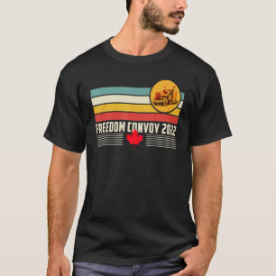 Freedom Convoy 2022 Support Canadian Truckers Mand T-Shirt