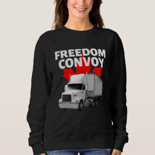 Freedom Convoy 2022 Support Our Truckers Canada US Sweatshirt