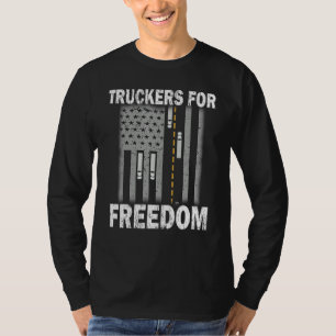 Freedom Convoy 2022 Support Usa Truckers For Freed T-Shirt
