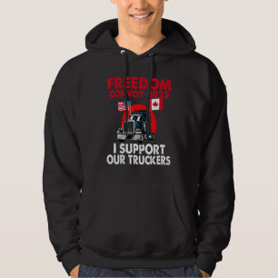 Freedom Convoy 2022 Usa And Canada Supports Our Tr Hoodie