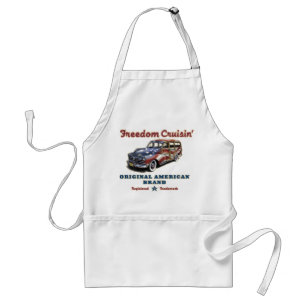Freedom Cruisin' Surfing American Auto Standard Apron