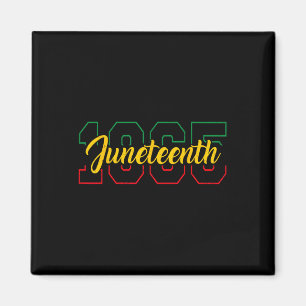 Freedom Day June 19th 1865 African American Junete Magnet