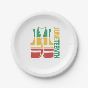 Freedom Day Vest Coworker Swagazon Associate Junet Paper Plate
