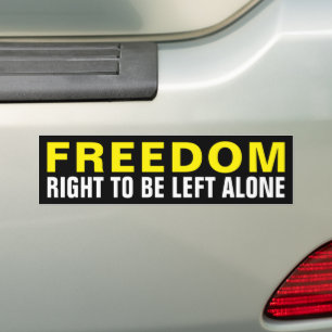Freedom defined Bumper Sticker