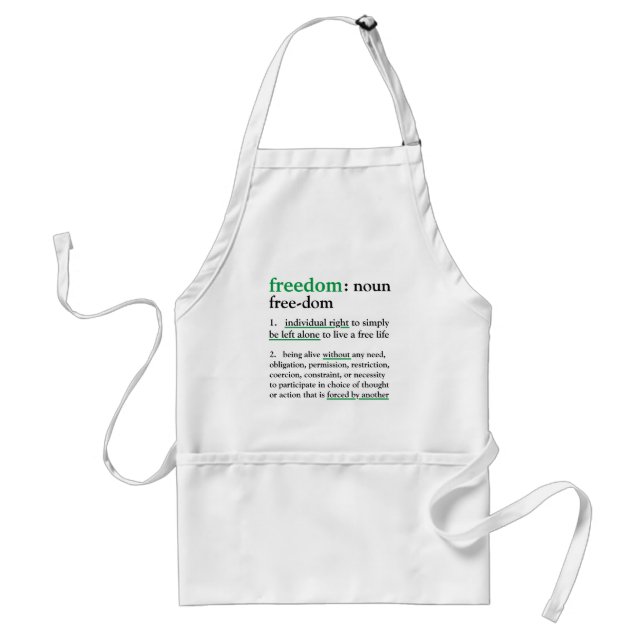Freedom Defined Standard Apron (Front)
