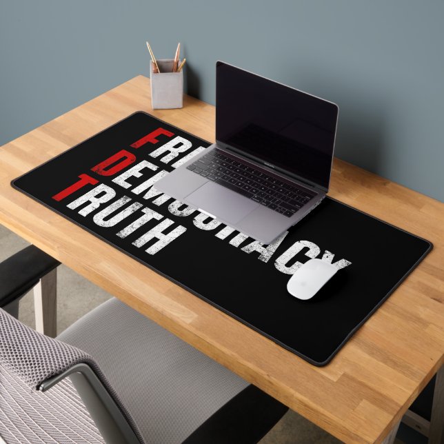 Freedom Democracy Truth Desk Mat (Office 2)