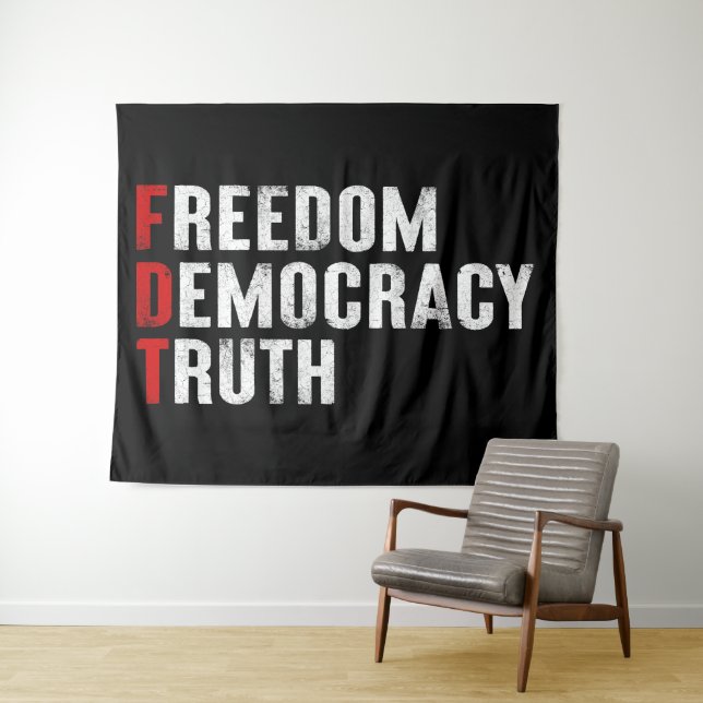 Freedom Democracy Truth Tapestry (In Situ (Horizontal))