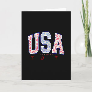 Freedom Democracy Truth Usa Anti-trump 4th Of July Card