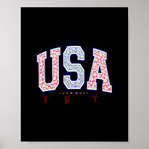 Freedom Democracy Truth Usa Anti-trump 4th Of July Poster