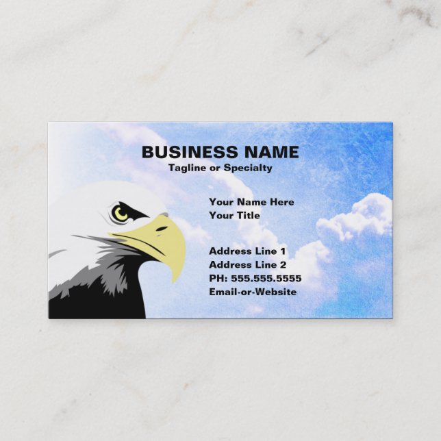 freedom eagle business card (Front)