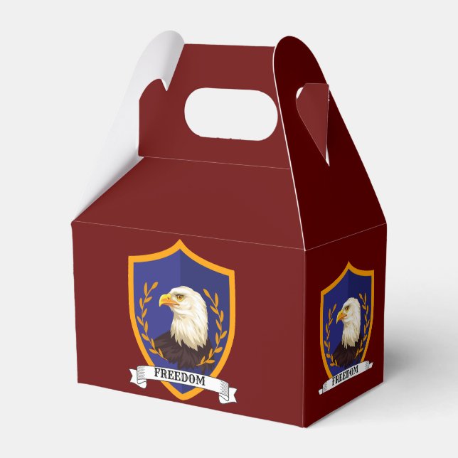FREEDOM EAGLE STYLE FAVOUR BOX (Front Side)