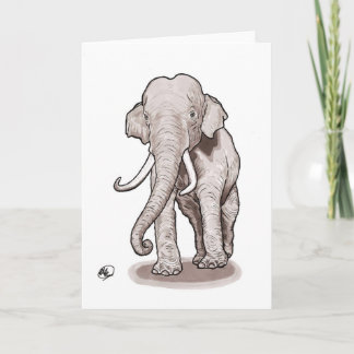 "Freedom" Elephant Greeting Card