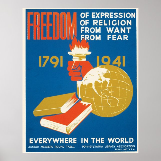 Freedom ~ Everywhere in the World Poster (Front)