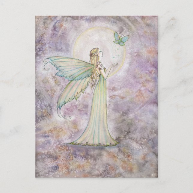 Freedom Fairy and Butterfly Postcard (Front)