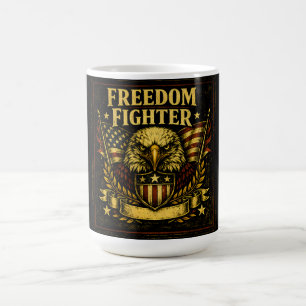 Freedom Fighter – American Defender Pride Coffee Mug