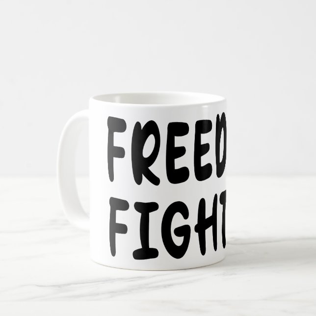 Freedom Fighter Coffee Mug (Front Left)