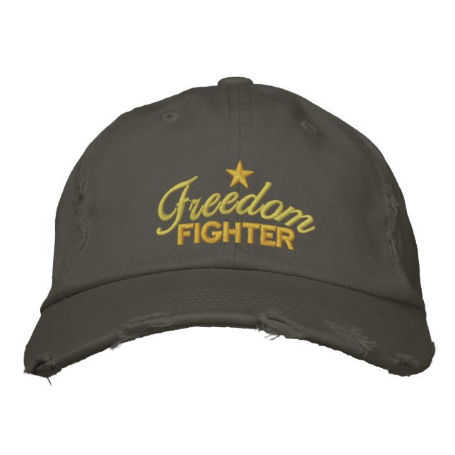 Freedom Fighter Embroidered Hat (Front)