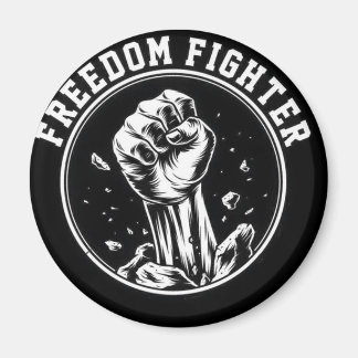 freedom fighter fist logo products magnet