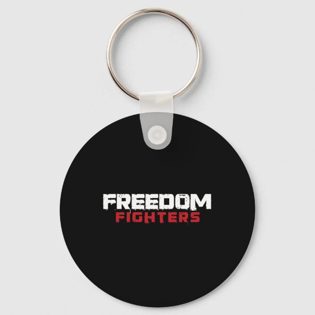 Freedom Fighter Resistance Movement 4th July Indep Key Ring (Front)