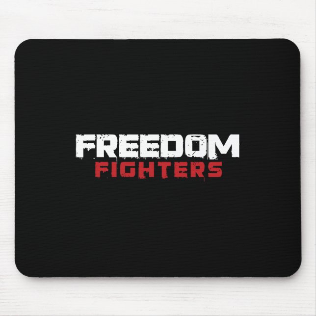 Freedom Fighter Resistance Movement 4th July Indep Mouse Mat (Front)