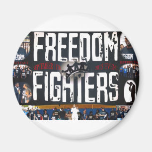 freedom fighters banner logo products magnet