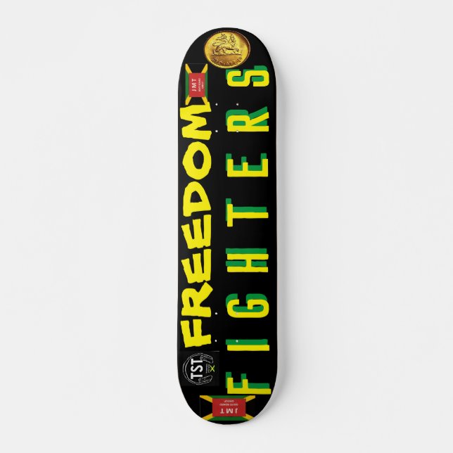 FREEDOM FIGHTERS  JMT 7 3/4" Skateboard Deck (Front)