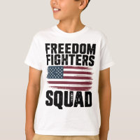 Freedom Fighters Squad 1776 Flag USA Independence