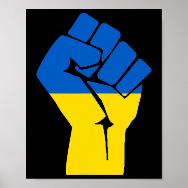 Freedom Fist Ukraine  Poster (Front)