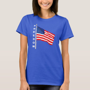 Freedom - flag (dark) T-Shirt
